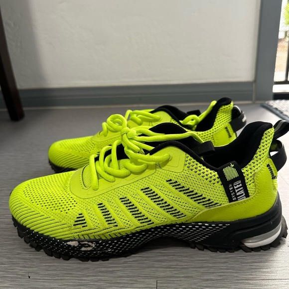 Baasploa Men\'s Neon Green Running Shoes, Size 9 NWOB main image 11